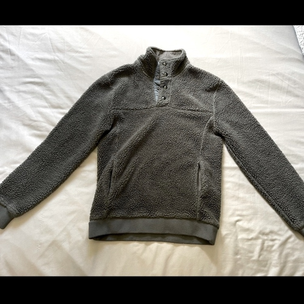 J Crew Sherpa pullover sweatshirt